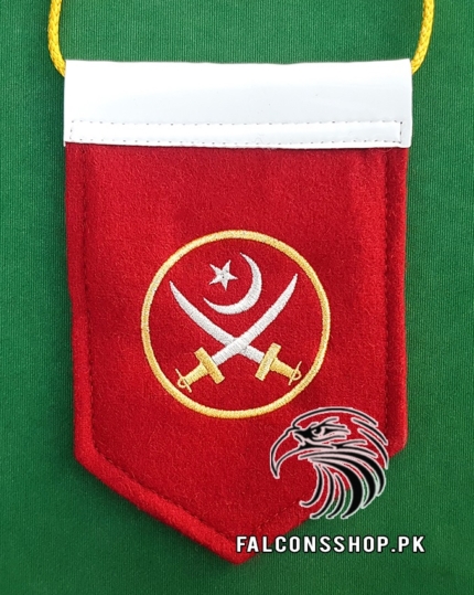 Pakistan Army Car Mirror Hanging (Red)