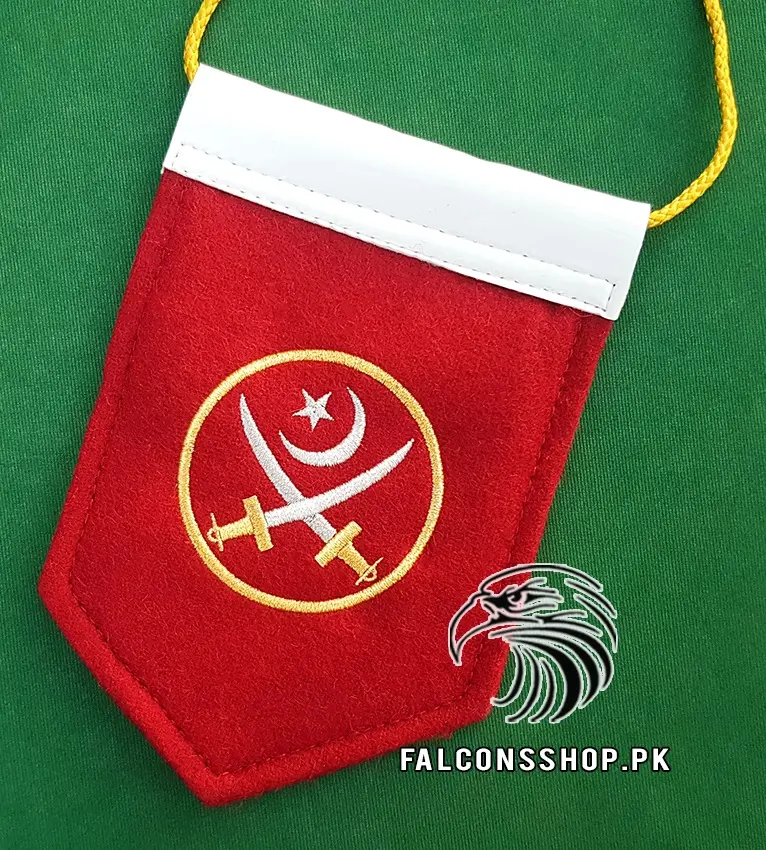 Pakistan Army Car Mirror Hanging (Red)