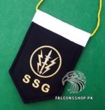 SSG Logo Car Mirror Hanging (Black)