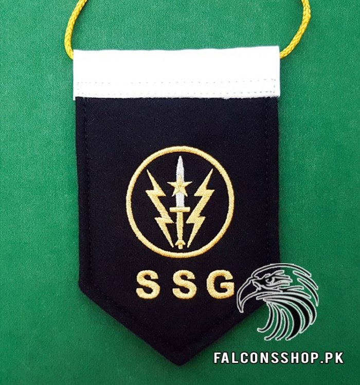 SSG Logo Car Mirror Hanging (Black)