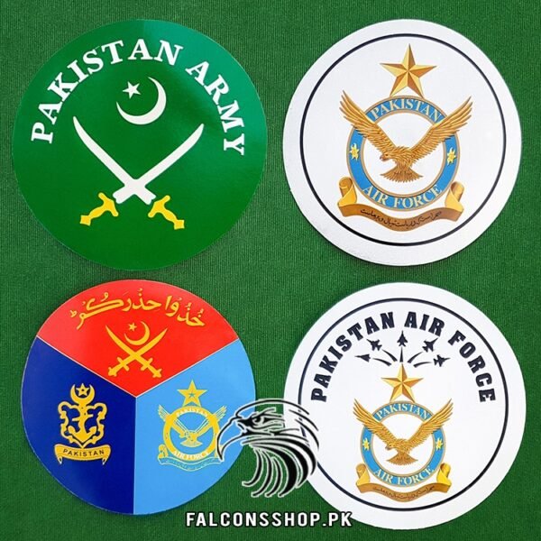 Package 5: Pakistan Armed Forces Car Stickers